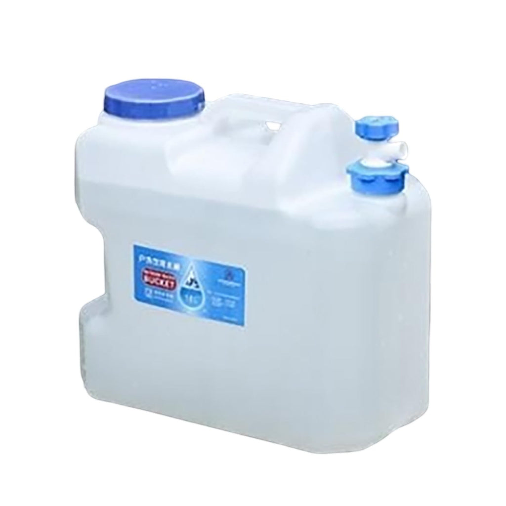 2 Gallons Clear Water Container with Spigot and Handle W775855