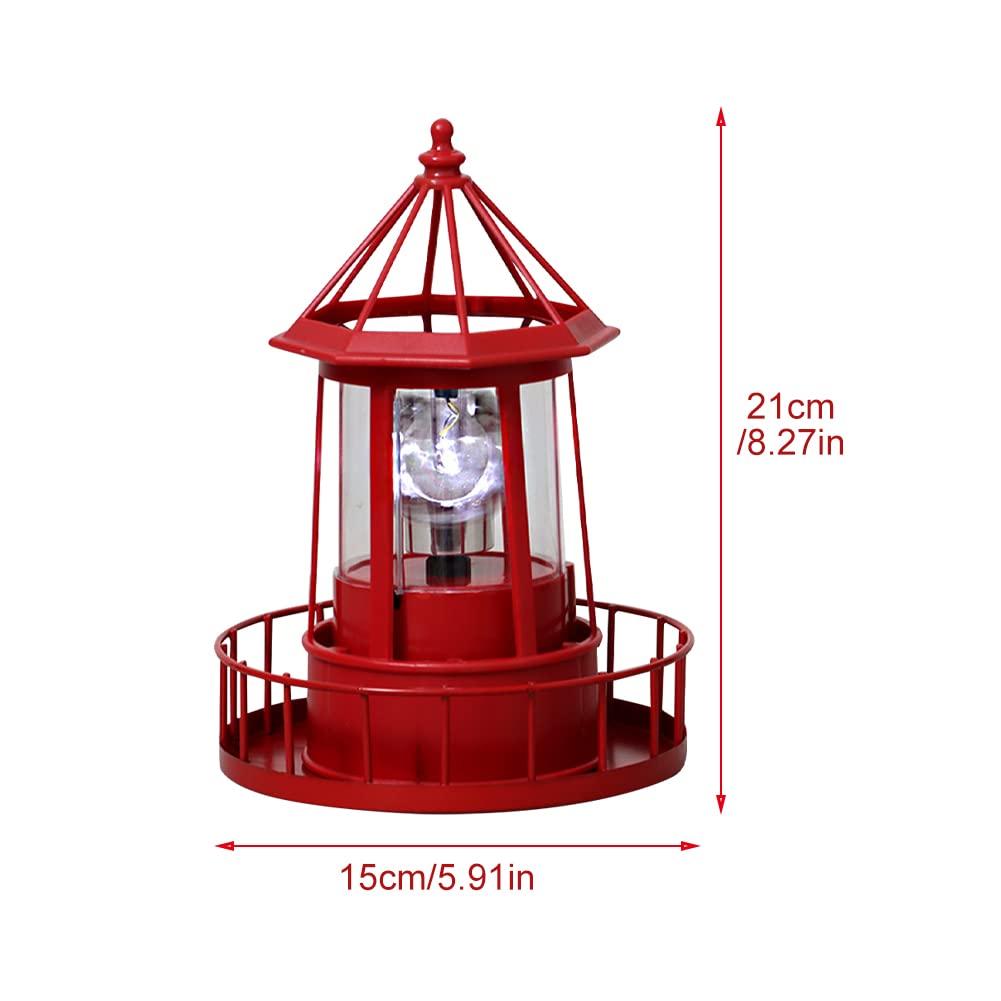 Solar Powered LED Lighthouse V137298