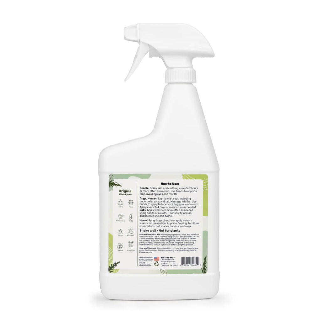 Cedar Oil Bug Spray 32oz K10394