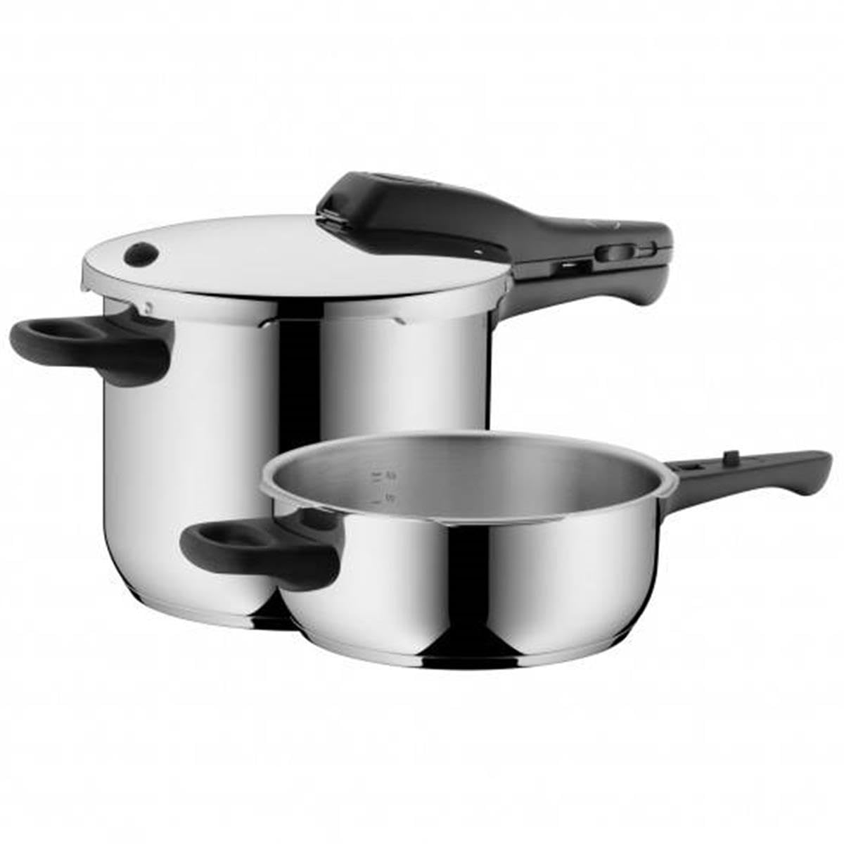 2-Piece Stainless Steel Pressure Cooker Set Q260198