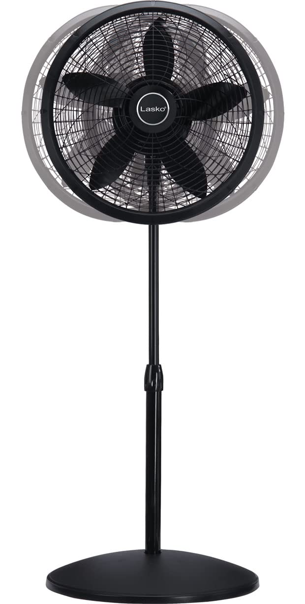 Adjustable Pedestal Fan 18” Black Y52504