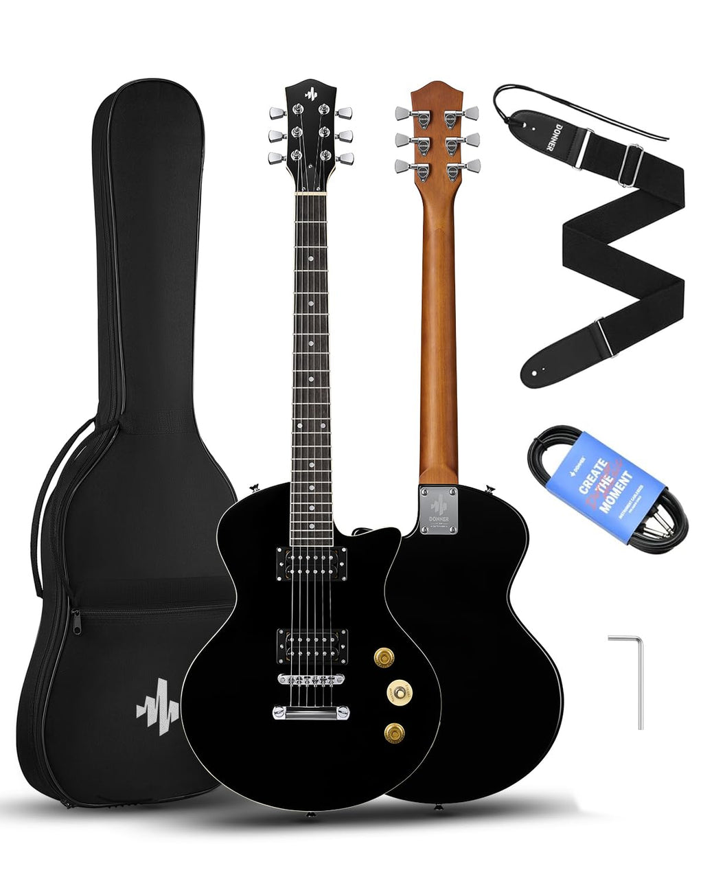 39" Electric Guitar with Dual Humbucker Pickups R592953
