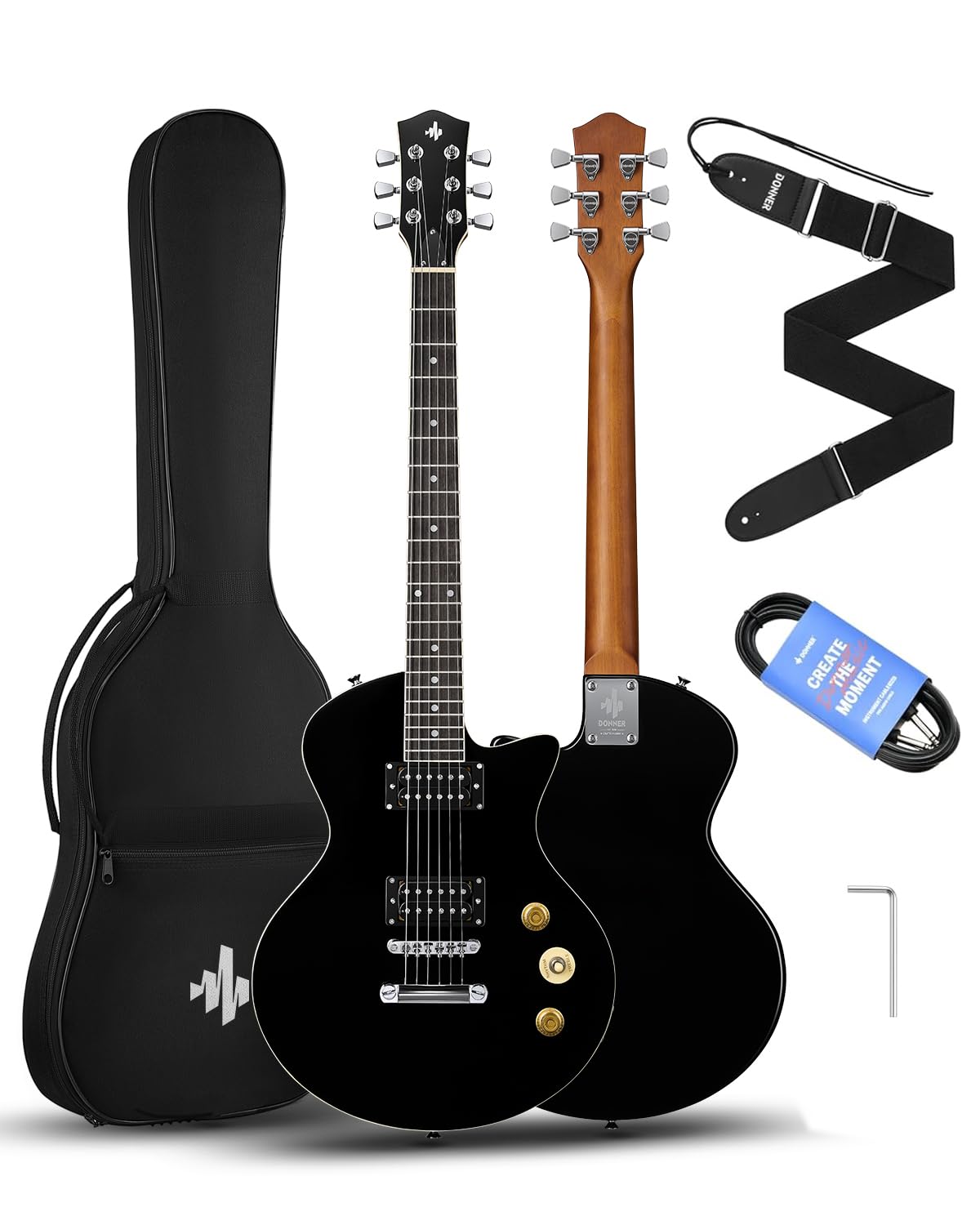 39" Electric Guitar with Dual Humbucker Pickups R592953