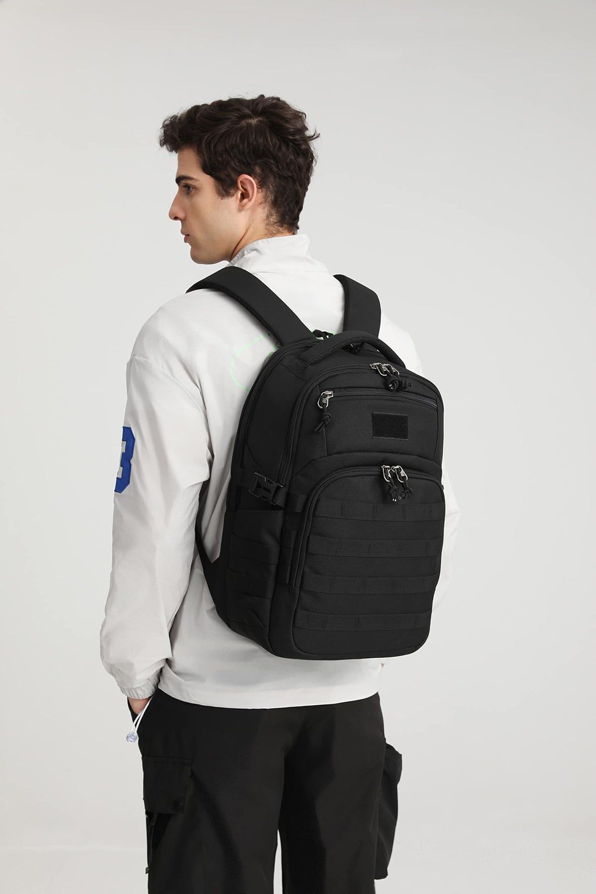 Black Small Tactical Backpack V481463