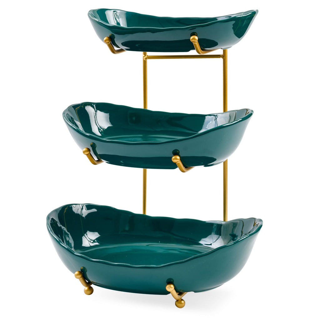 Ceramic 3 Tier Fruit Bowl E4506