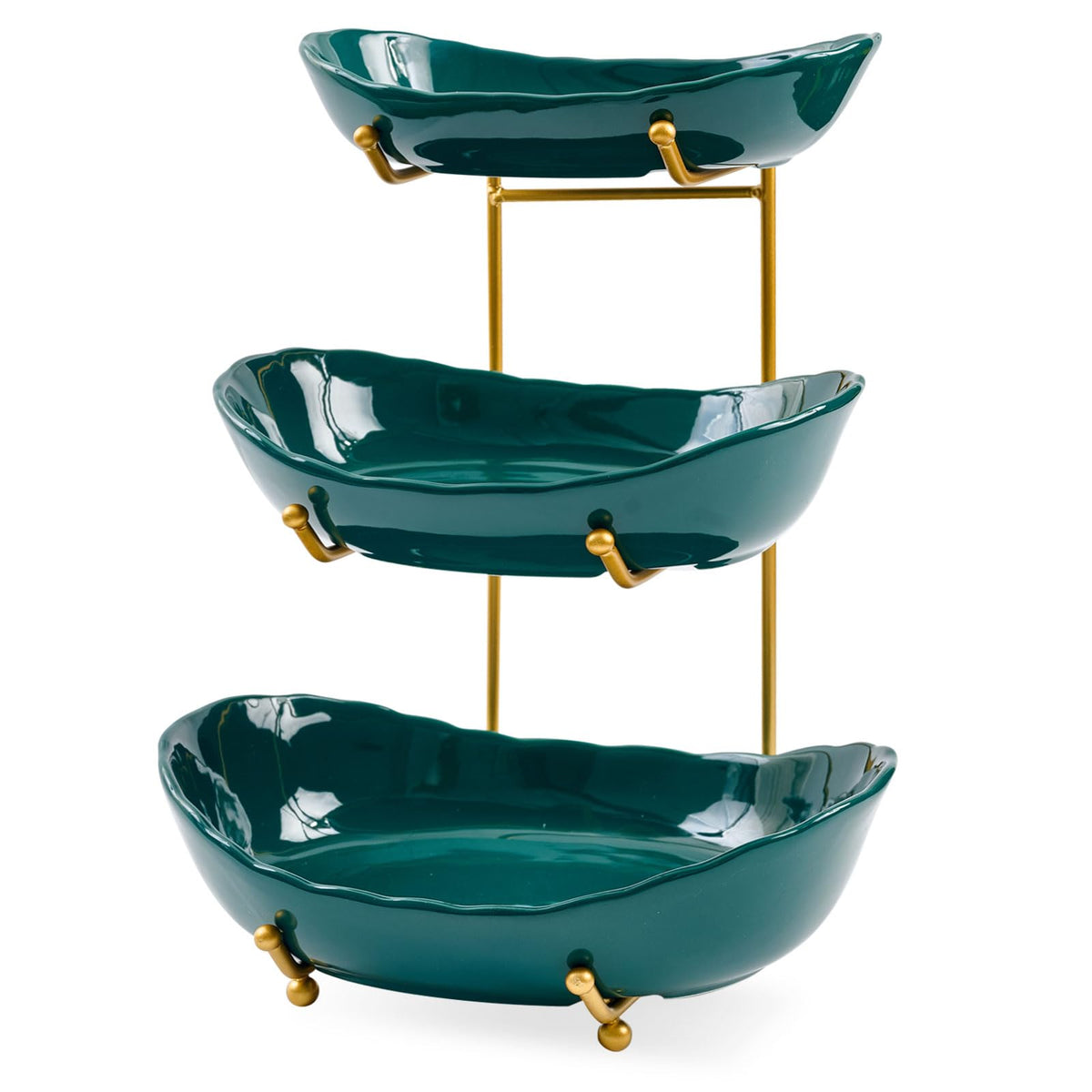 Ceramic 3 Tier Fruit Bowl E4506