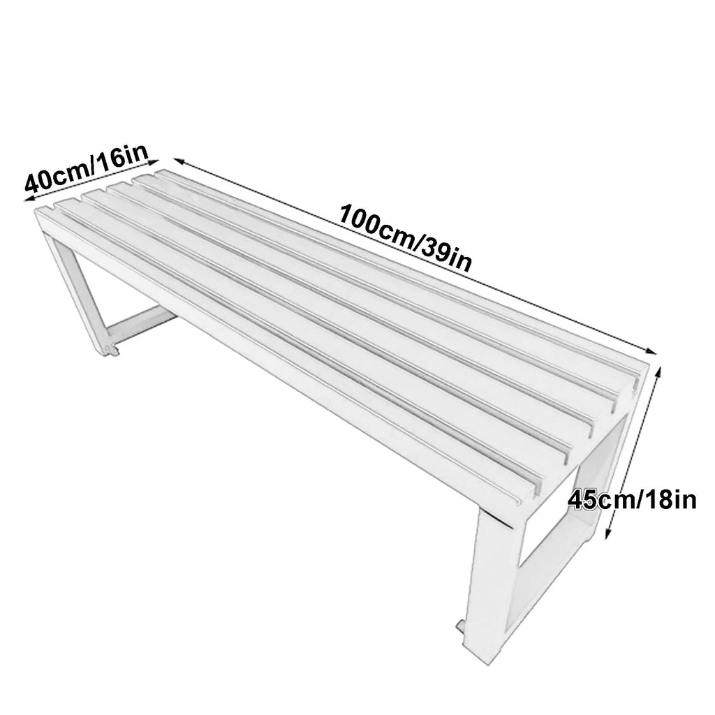 Cast Iron Garden Bench 39in X299874