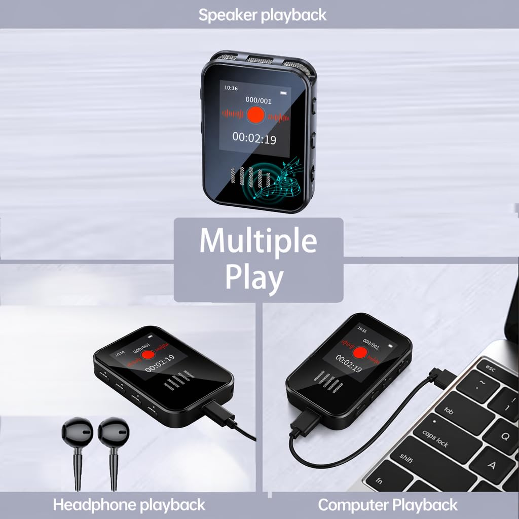 Voice-Activated Recorder with Playback S566