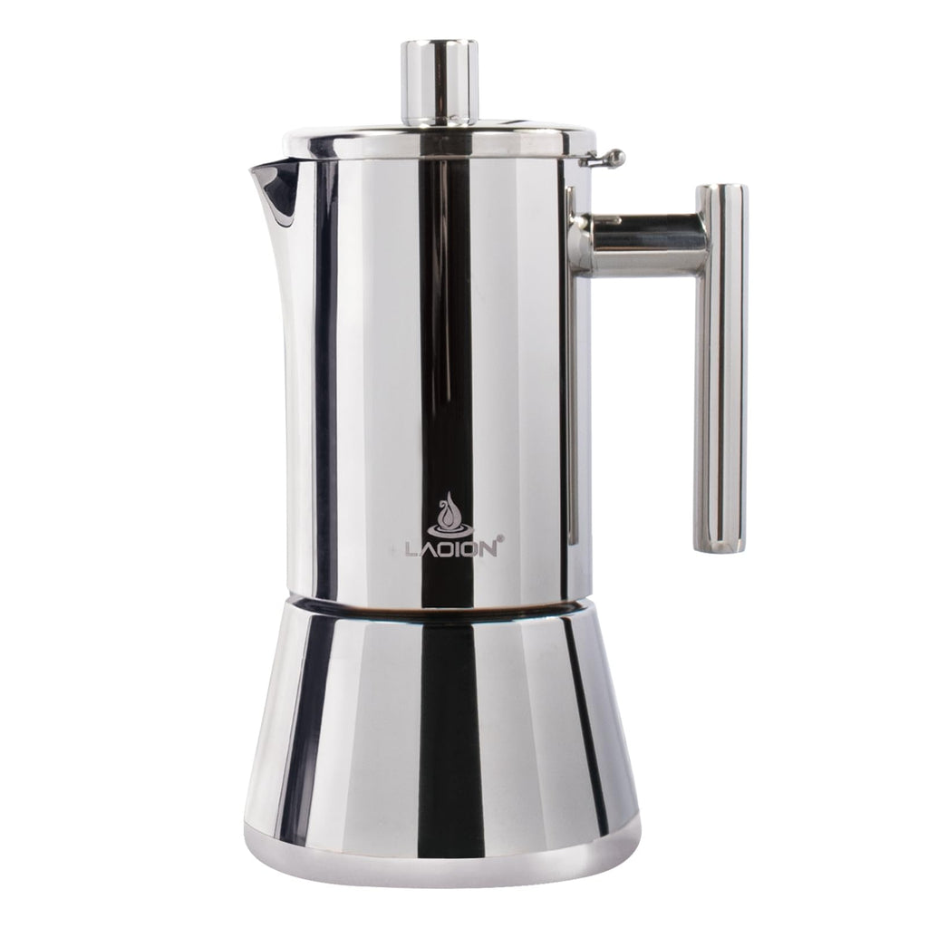 6 Cup Stainless Steel Stovetop Espresso Maker C143