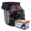 42 Gallon 2 MIL Black Heavy Duty Trash Bags T395706