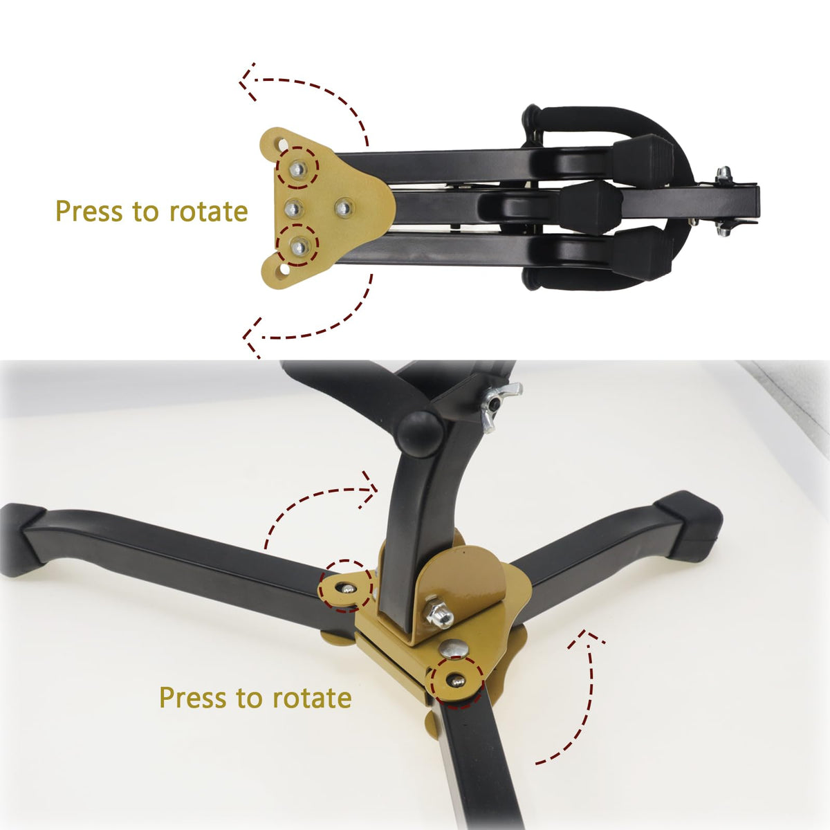 Folding Alto Tenor Saxophone Stand B448