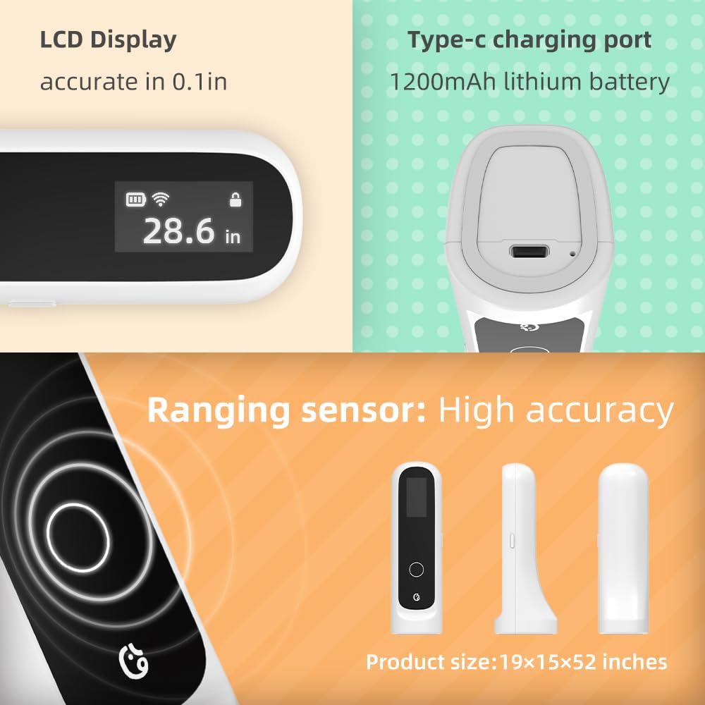 Wireless Portable Height Measurement with LCD Display H688