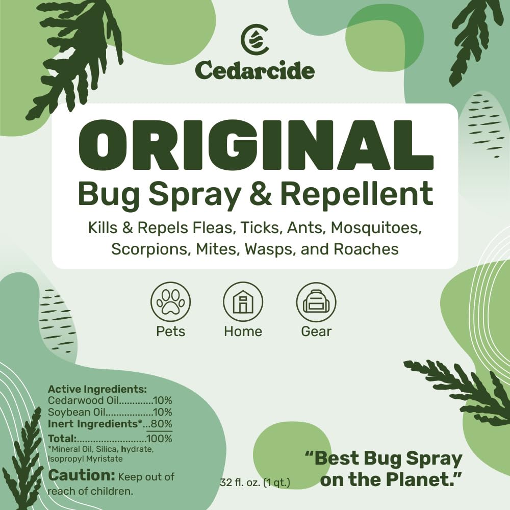 Cedar Oil Bug Spray 32oz K10394