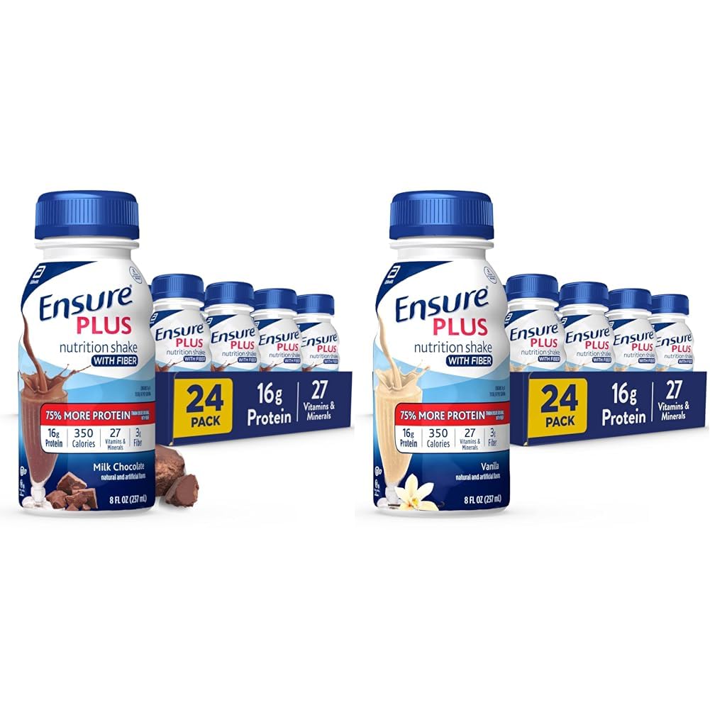 Milk Chocolate & Vanilla Nutrition Shake with Fiber, 16 Grams of Protein, 8 Fl Oz F84877
