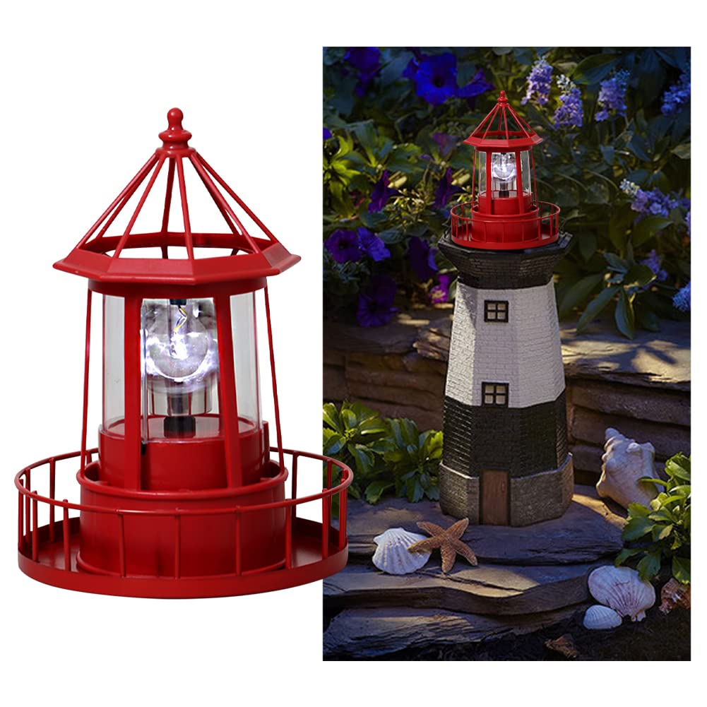 Solar Powered LED Lighthouse V137298