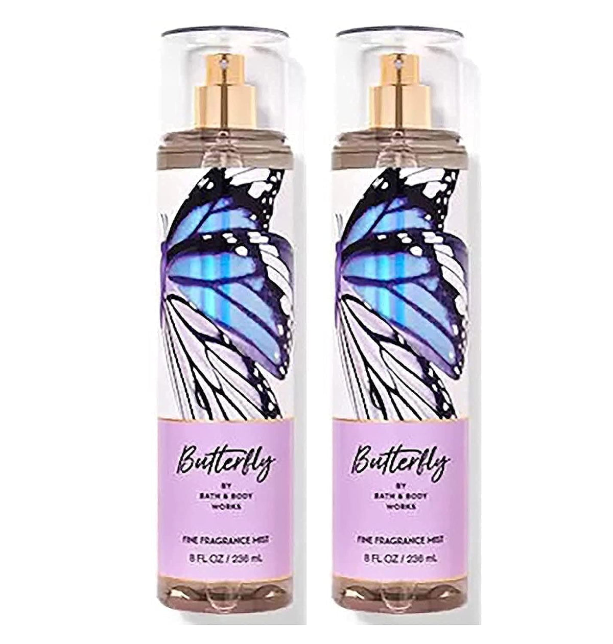 Butterfly Fine Fragrance Body Spray Mist Set of 2 K818768