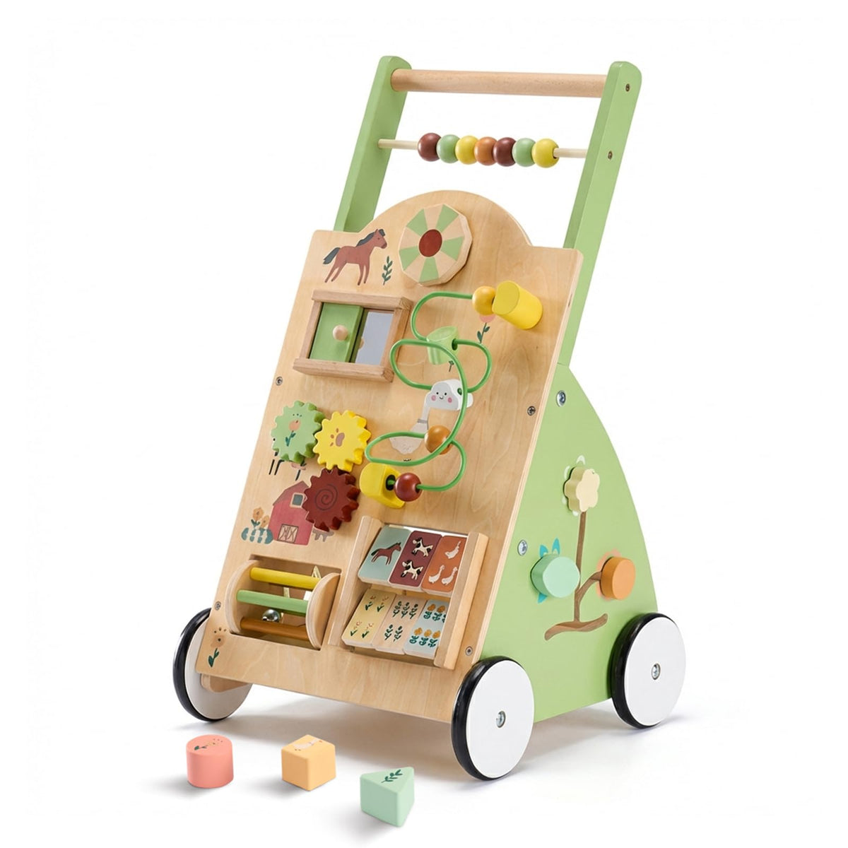 Wooden Baby Push Walker O1115