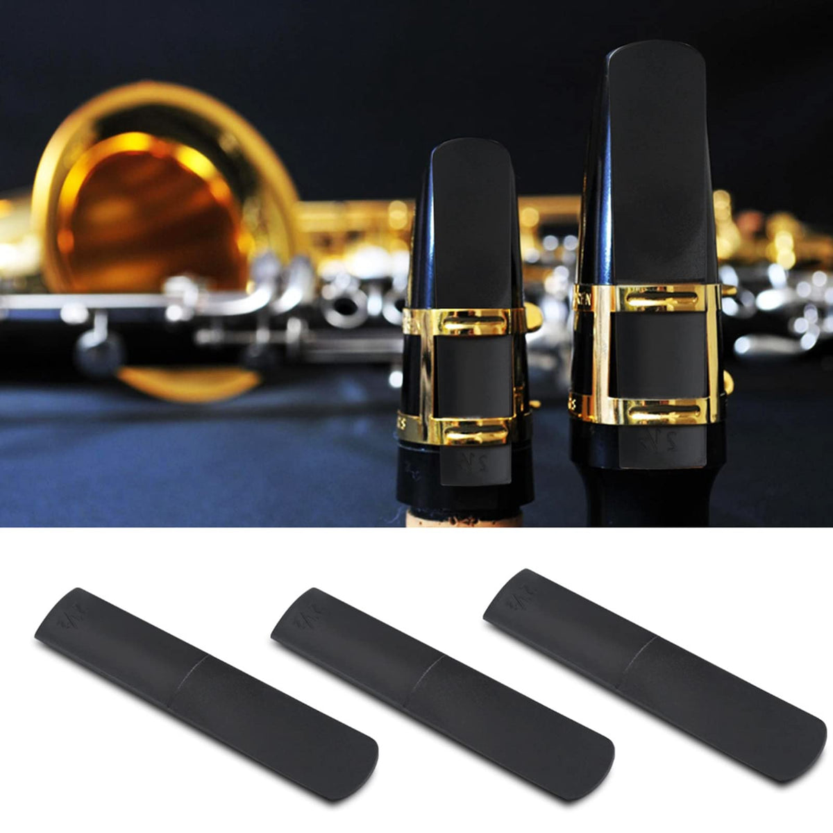 Alto Saxophone Reeds 3PCS Plastic Strength 2.5 B68650