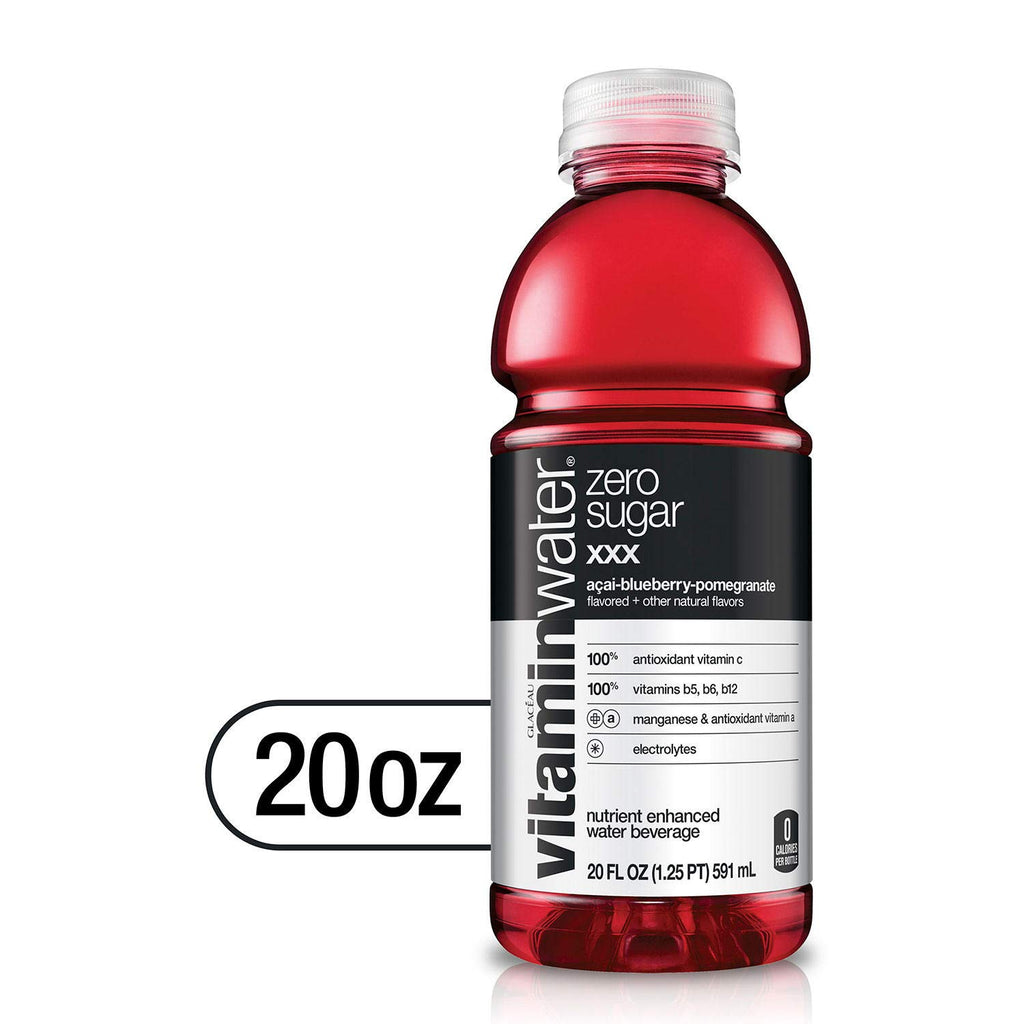 Vitaminwater Zero 20 Oz Bottle, 20 Count L47632