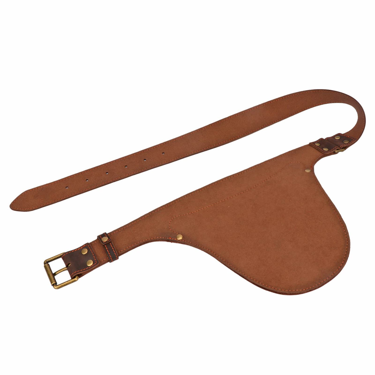 Leather 3 Pockets Adjustable Tool Belt Bag D923507