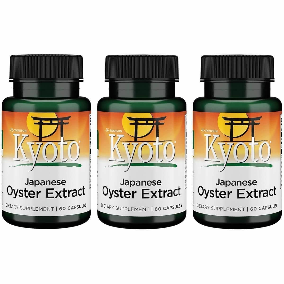 Oyster Extract 500 mg 60 Capsules 3 Pack G114764