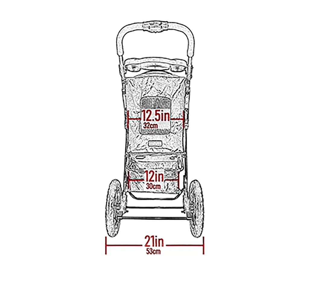 No-Zip Pet Stroller for Cats/Dogs R127