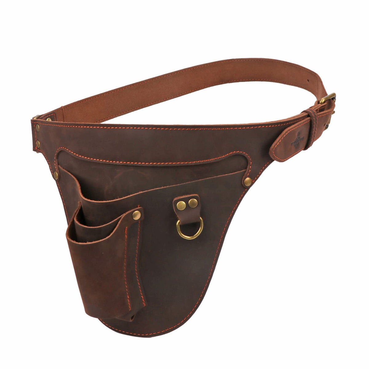 Leather 3 Pockets Adjustable Tool Belt Bag D923507