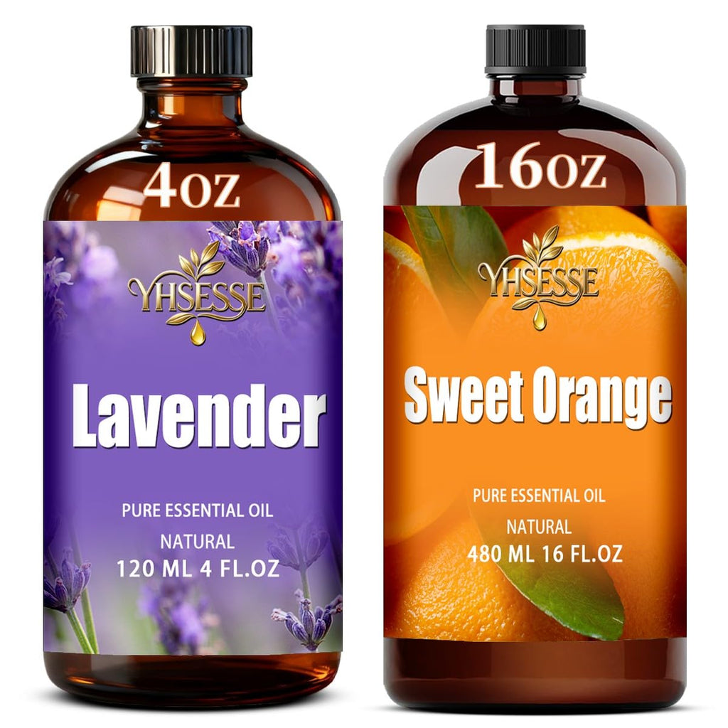 Lavender 4 Fl Oz and Sweet Orange 16 Fl Oz Essential Oil I646443