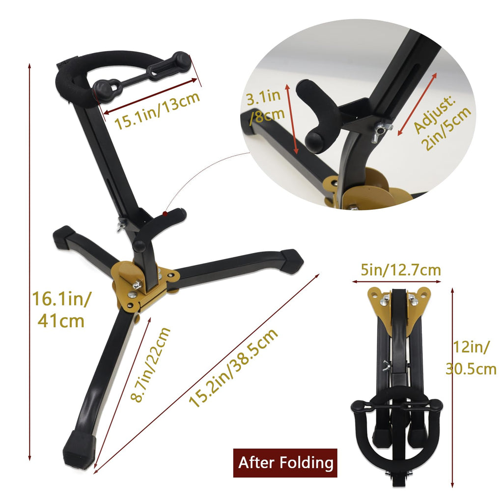 Folding Alto Tenor Saxophone Stand B448
