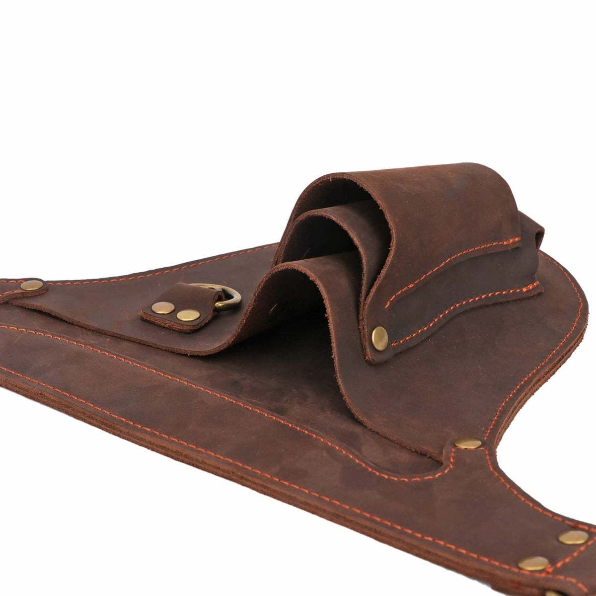 Leather 3 Pockets Adjustable Tool Belt Bag D923507