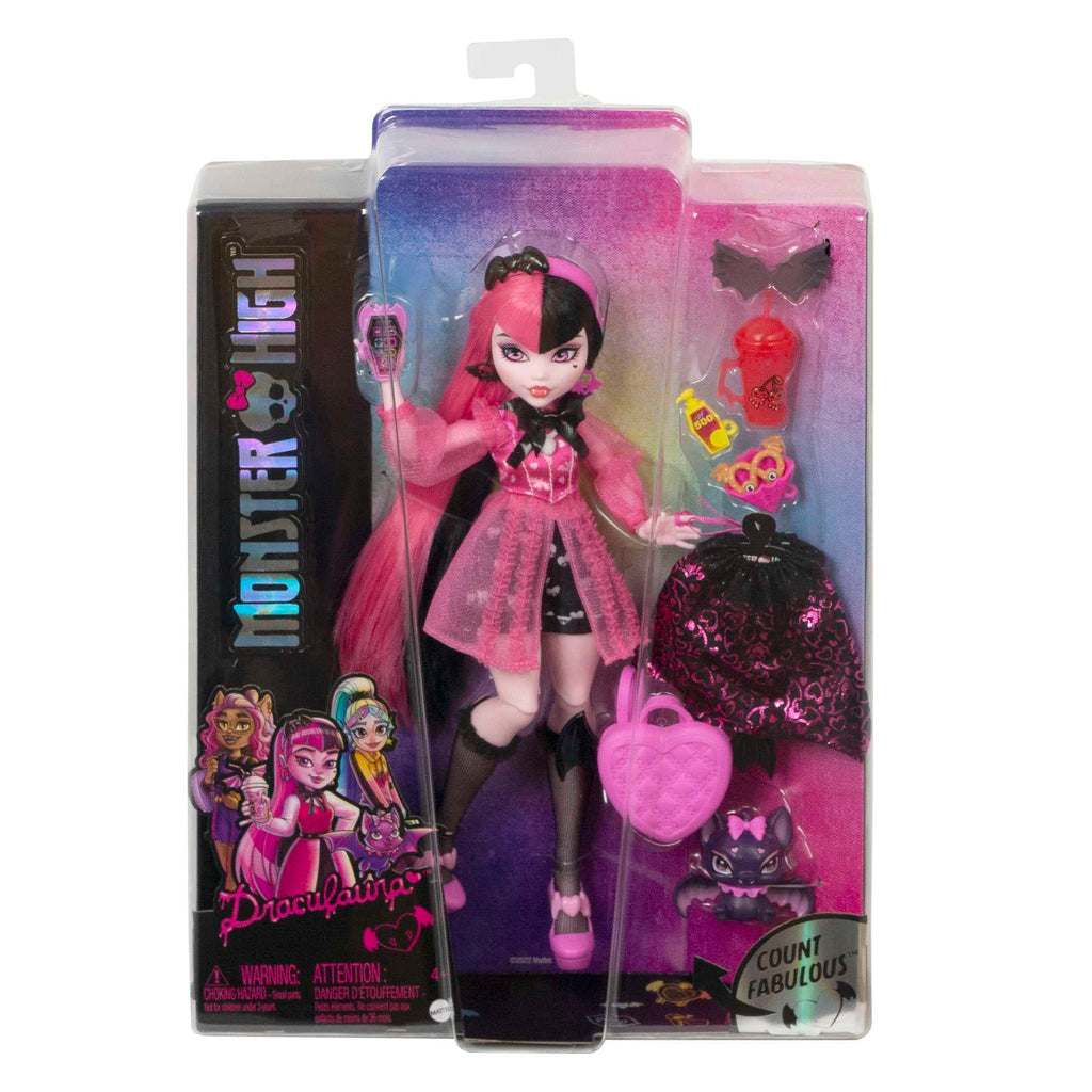 Monster High Doll with Pink & Black Hair P662