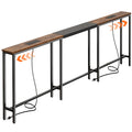 Narrow Sofa Table with 2 Power Outlets and USB-C Port W678