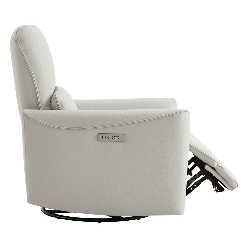 Power Recliner Swivel Glider Chair Cream S4201
