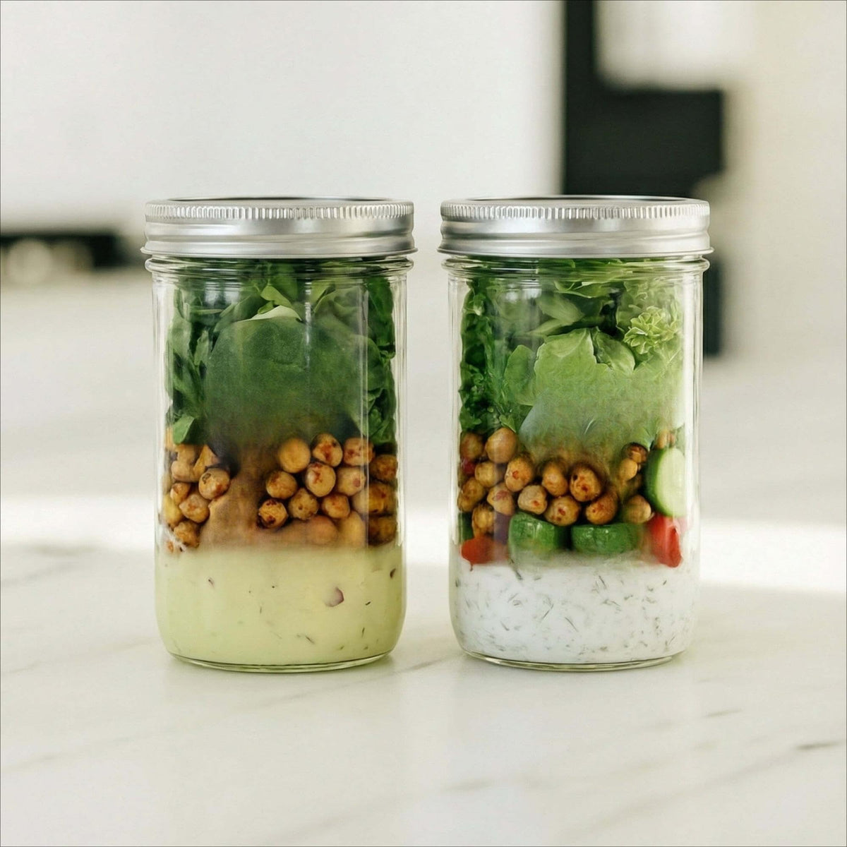 16 Oz Wide Mouth Glass Mason Jars with Lids & Bands, 2-Pack G6713