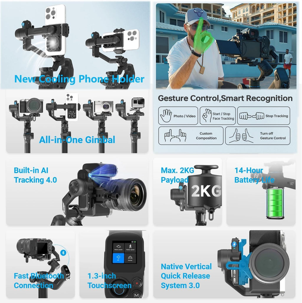 Camera Gimbal with AI Tracking N854668