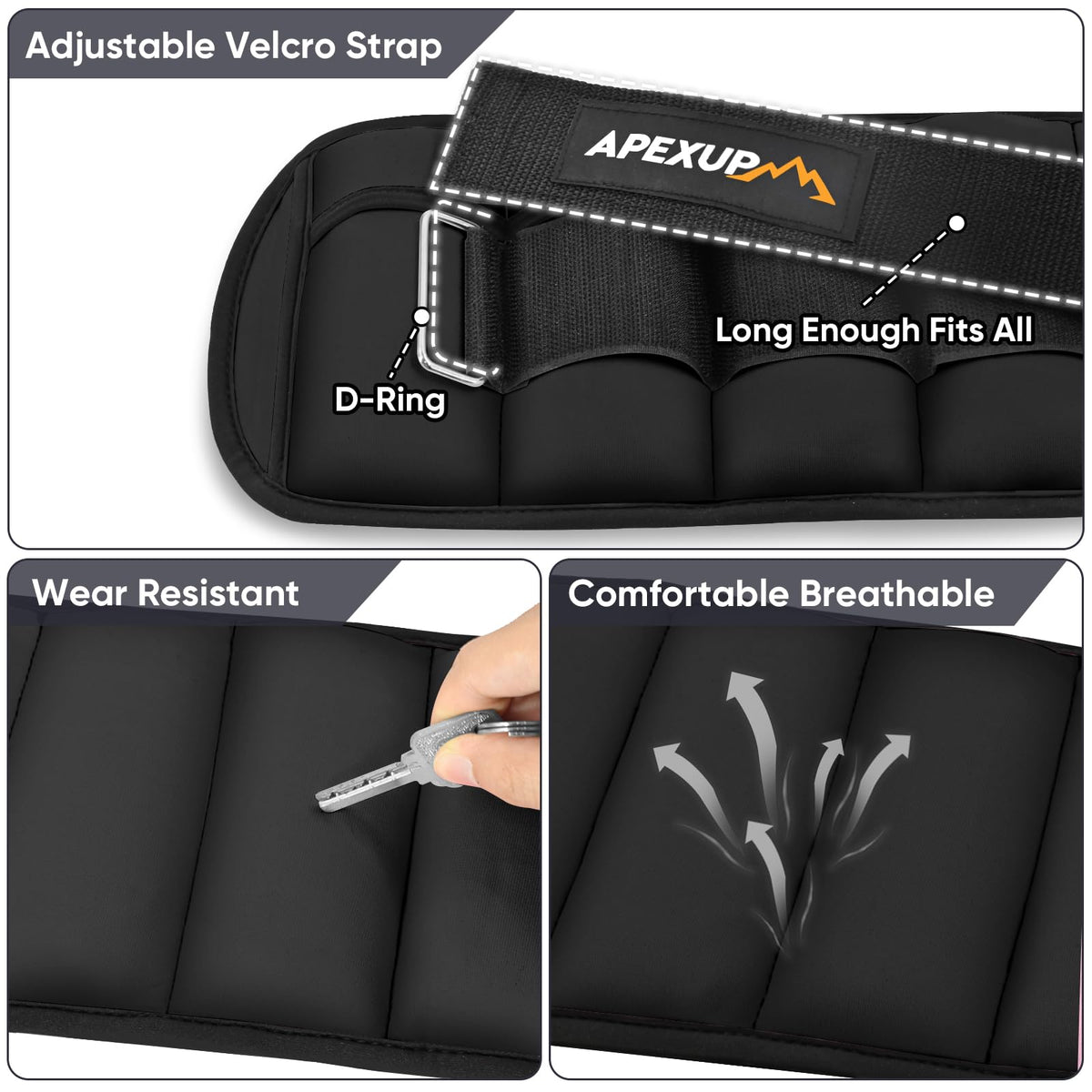 Adjustable Ankle Weights and Weighted Vest L60089