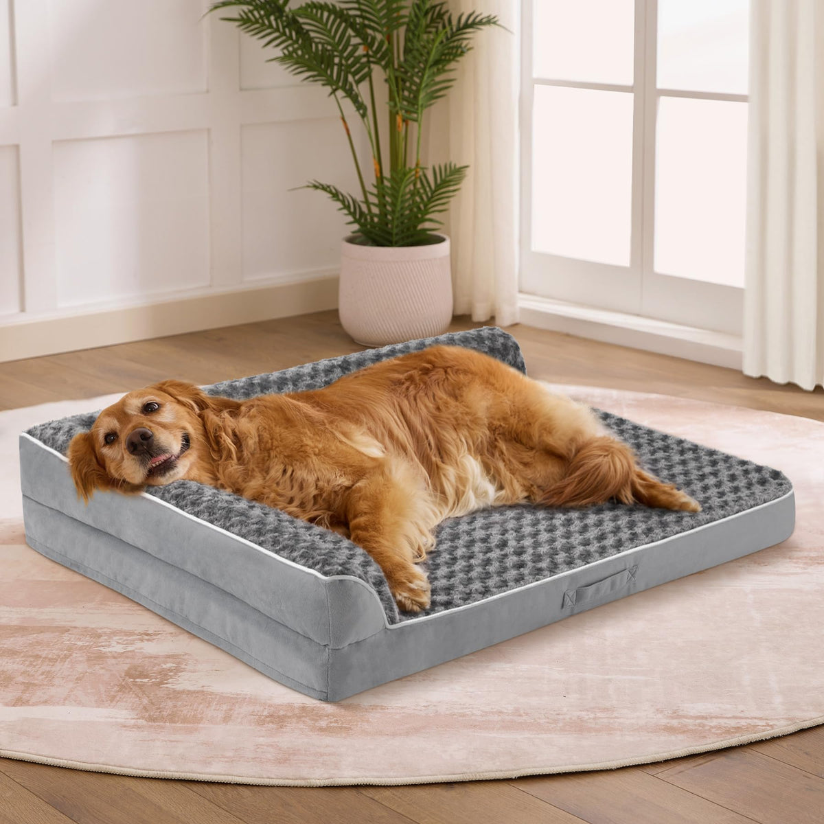 XL Orthopedic Dog Bed Grey A266