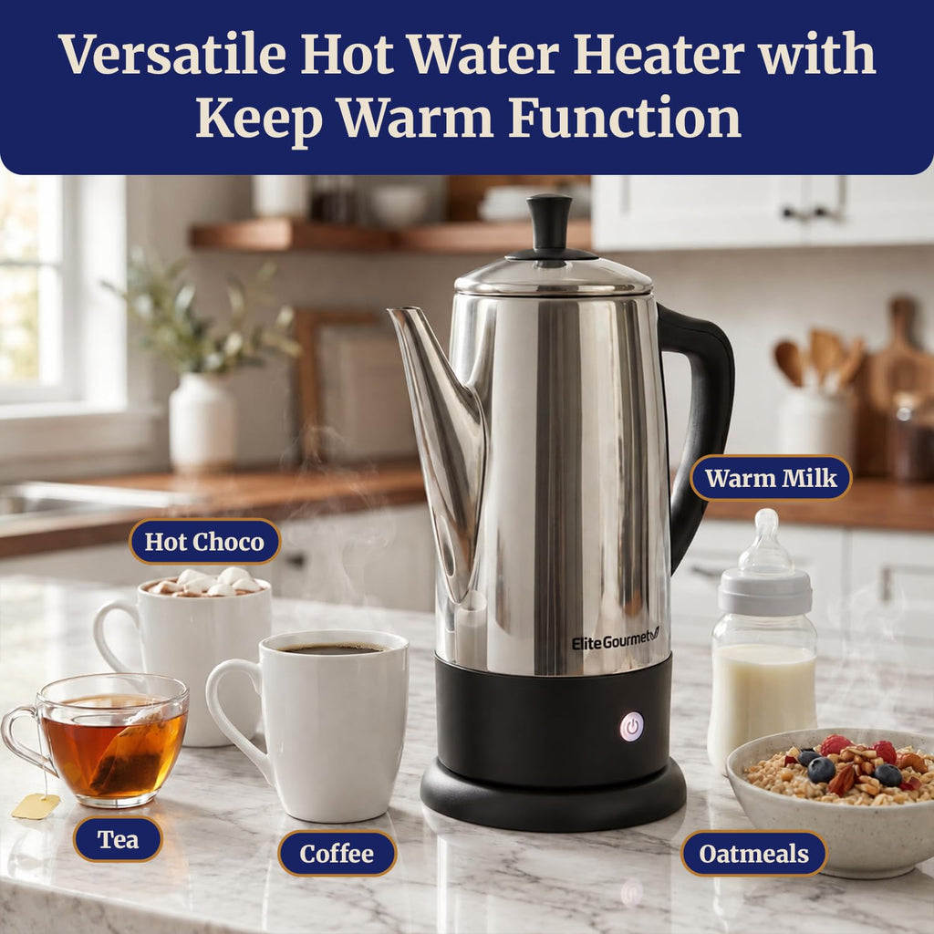 12-Cup Electric Coffee Percolator E744