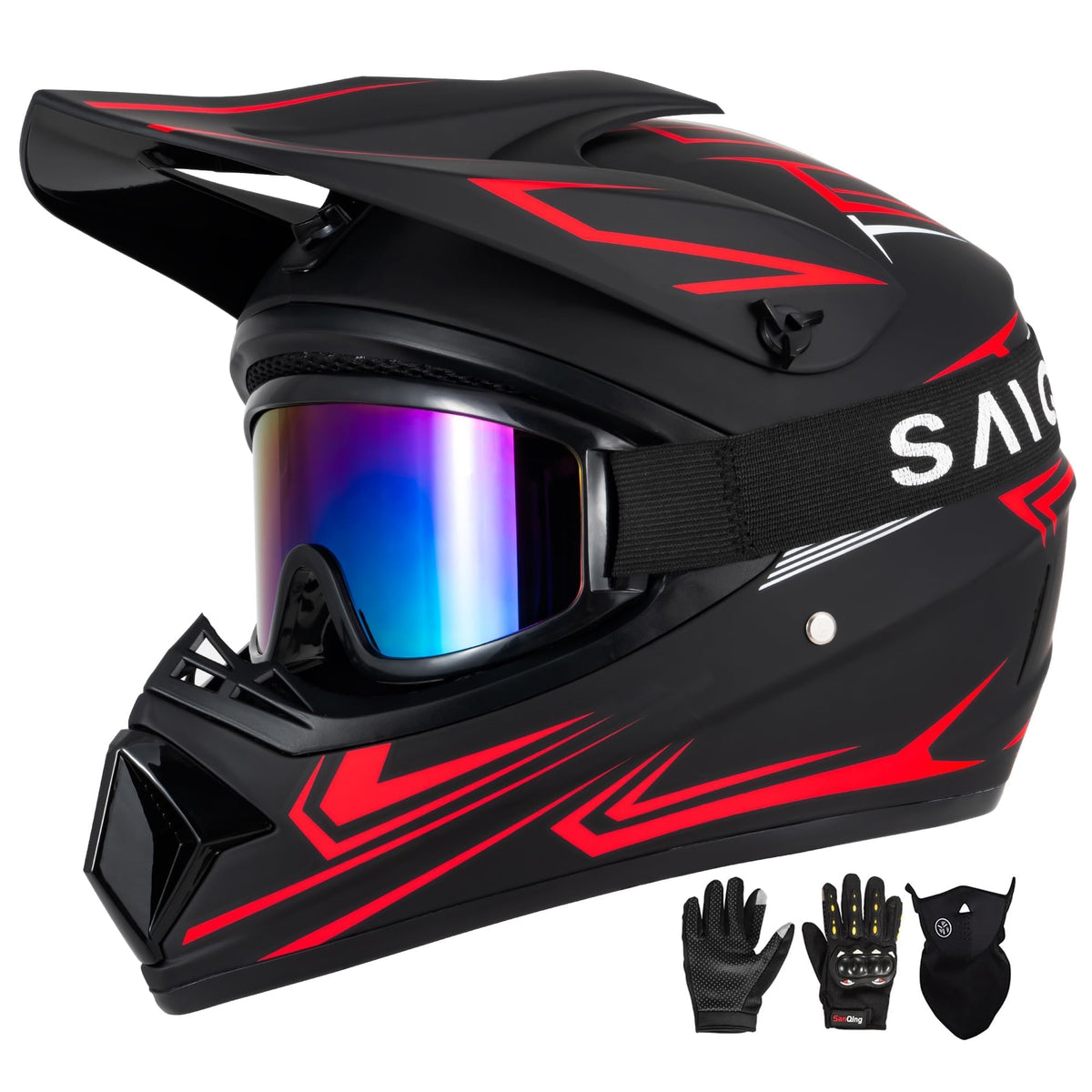 Youth Kids Motocross Helmet DOT Approved T26542
