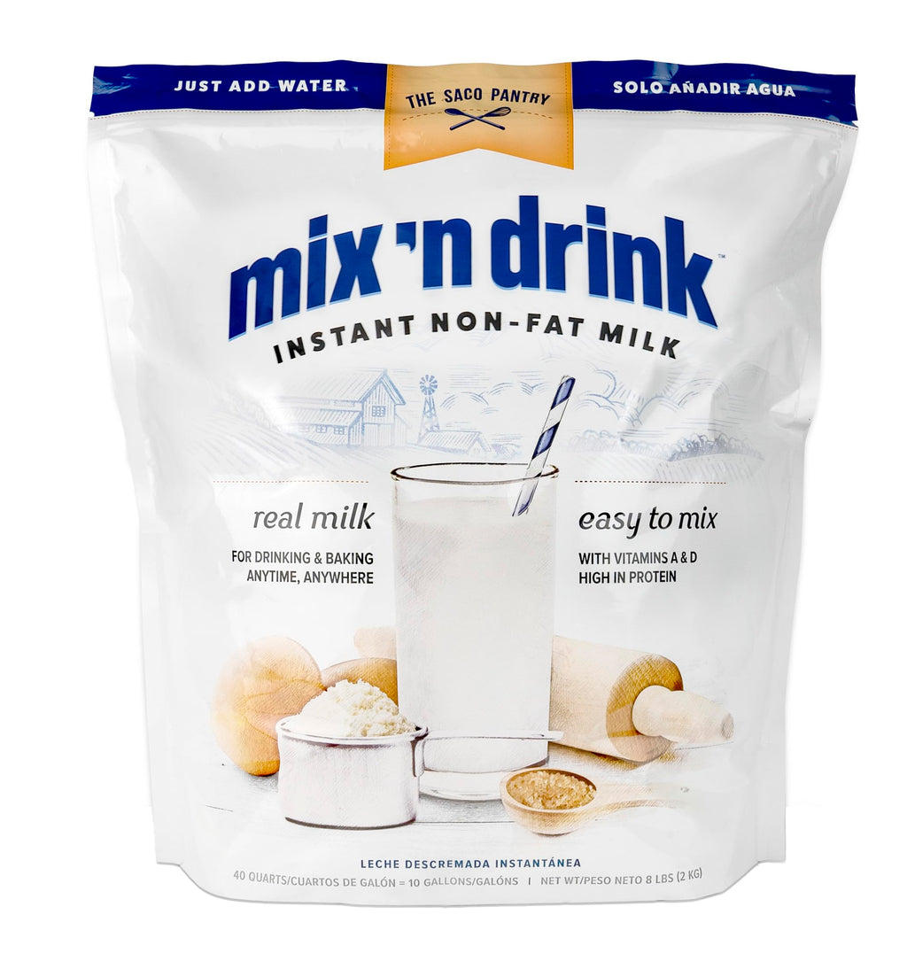 Instant Skim Milk, Fat-Free, Makes 10 Gallons V824090