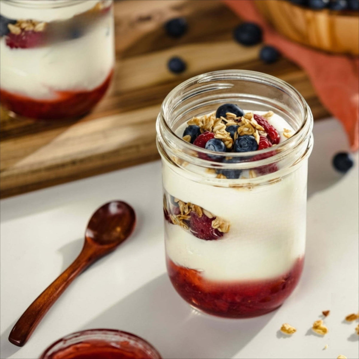 16 Oz Wide Mouth Glass Mason Jars with Lids & Bands, 2-Pack G6713
