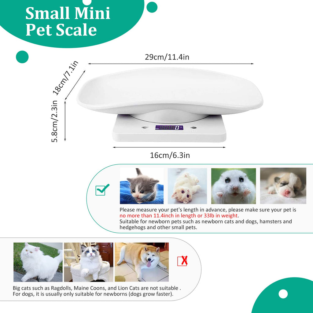 Digital Pet Scale 33 lb/15 kg M582333