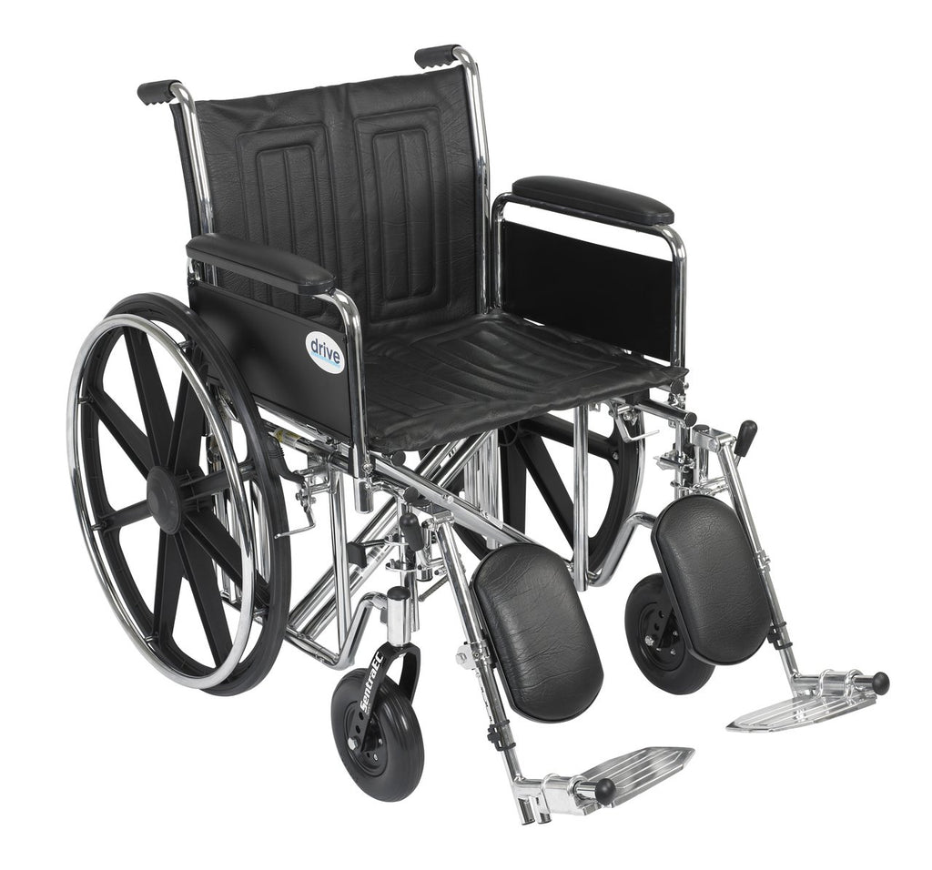Black Bariatric Transport Wheelchair X8568