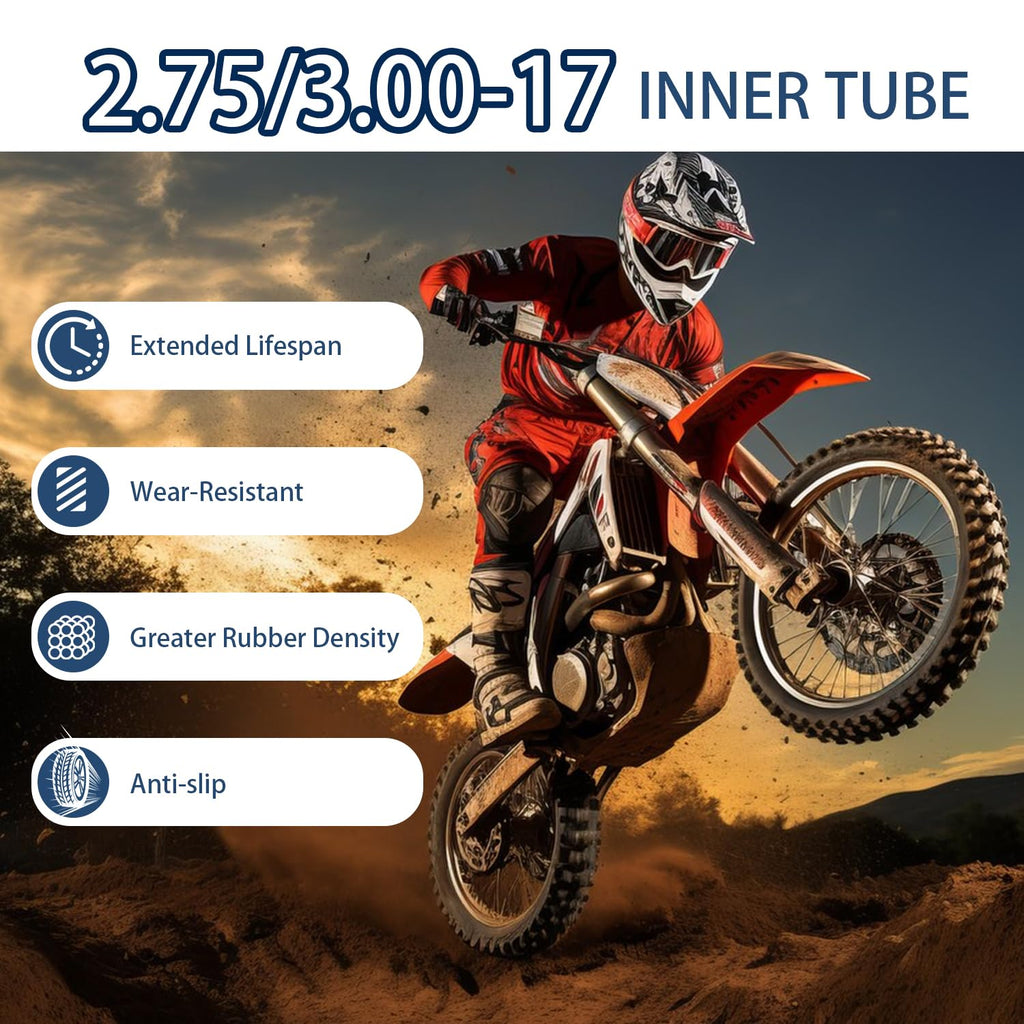 2 Pack 2.75/3.00-17 Heavy Inner Tube N543925