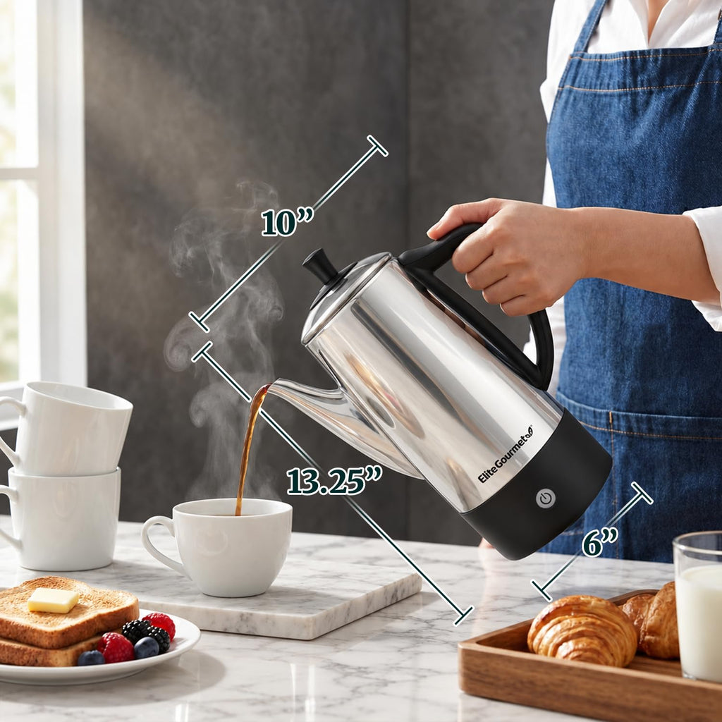 12-Cup Electric Coffee Percolator E744