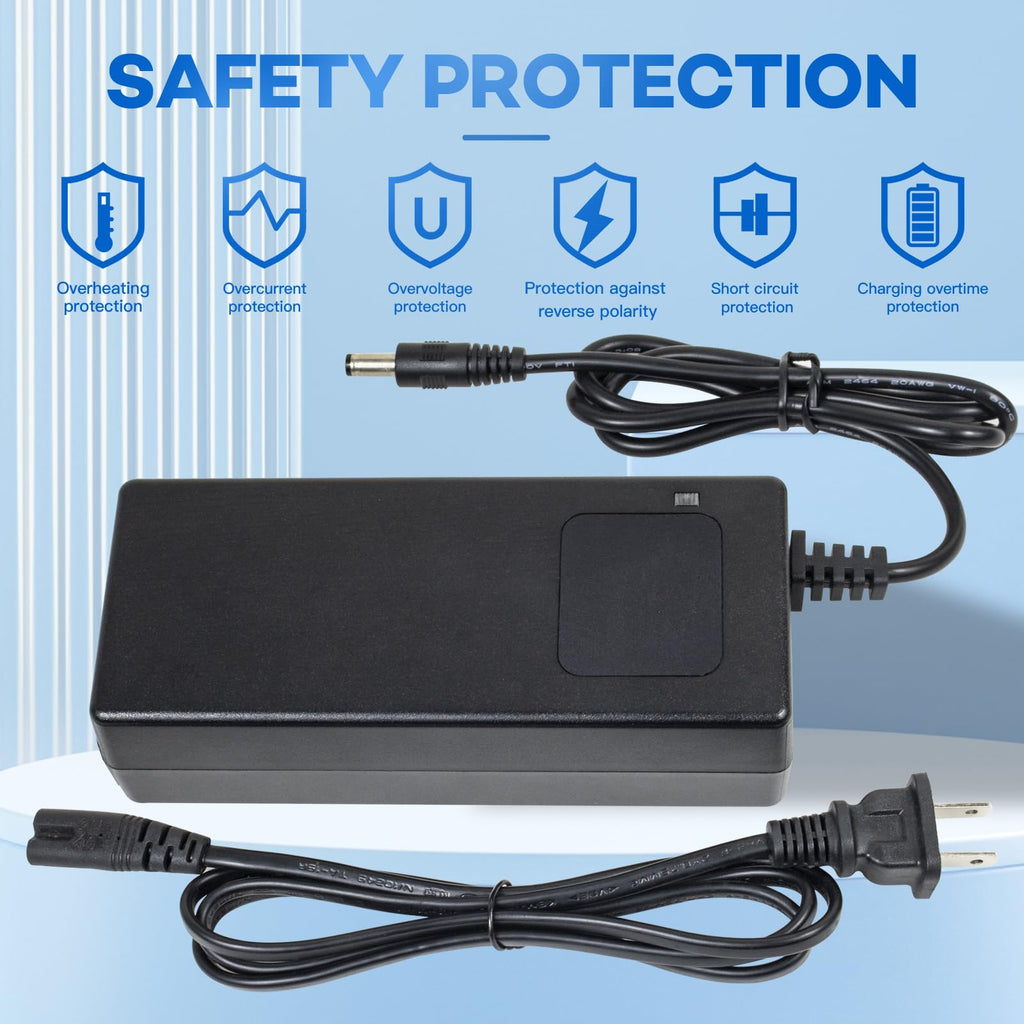 42V 3A Lithium Battery Charger with Display and Built-in Fan Z329