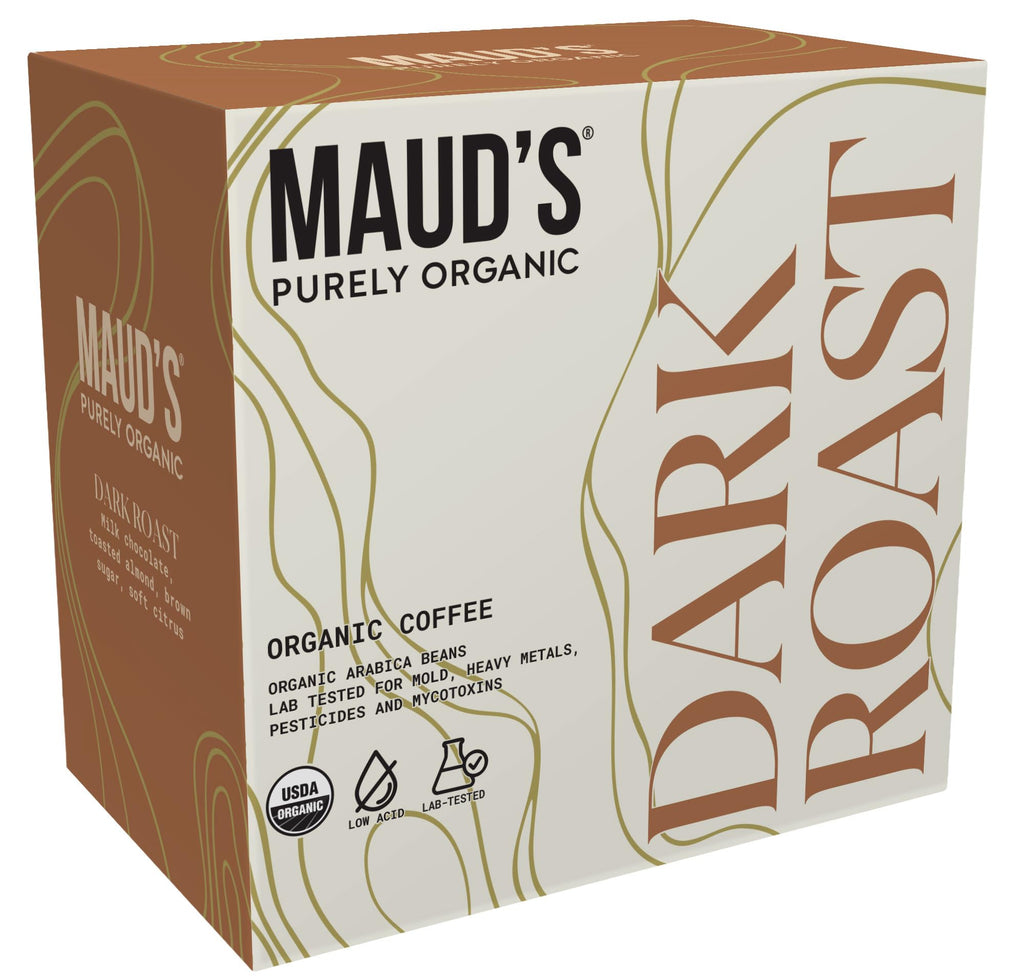 Organic Low Acid Dark Roast Coffee Pods 16ct R395