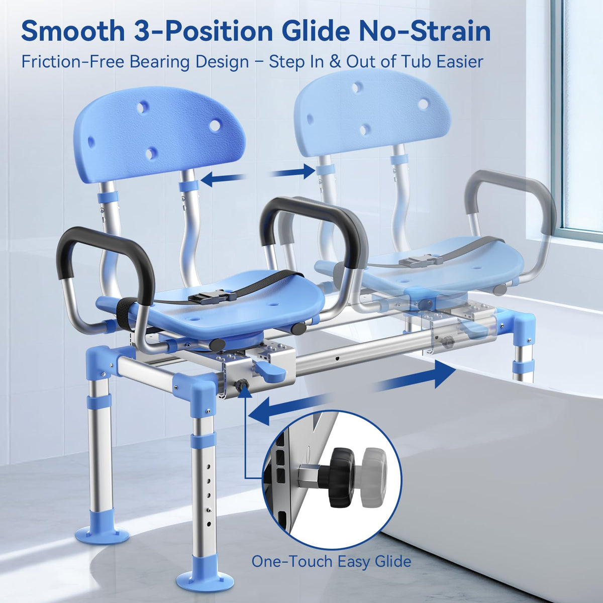 Sliding Shower Chair Tub Transfer Bench F646123