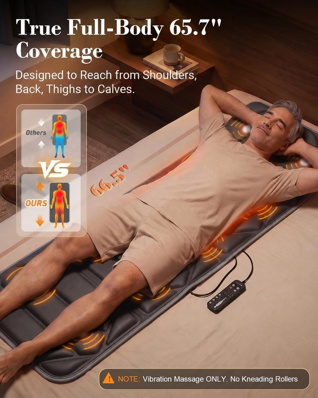Full Body Massage Mat with Heat E40057