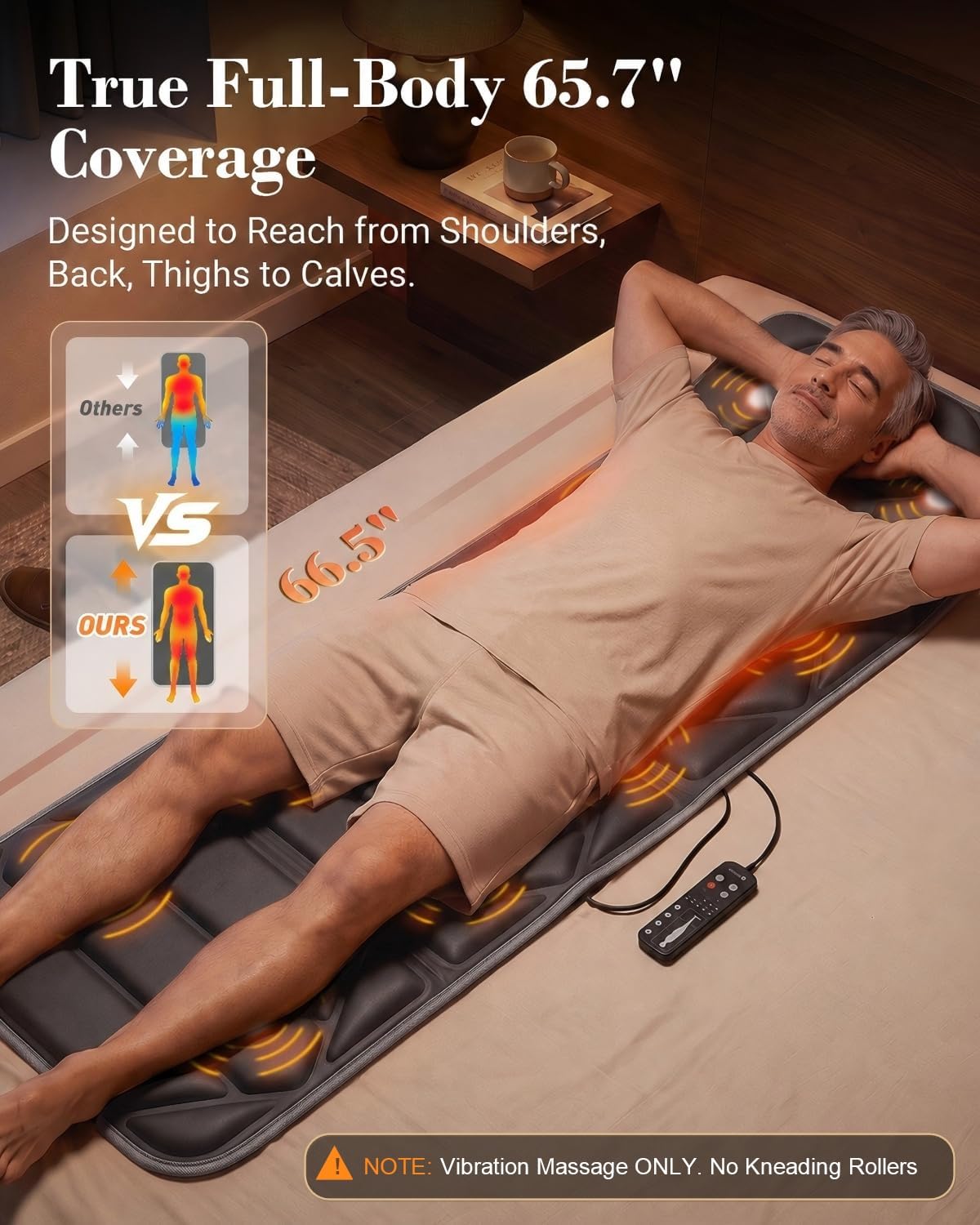 Full Body Massage Mat with Heat E40057